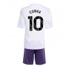 Camisa de Futebol Manchester United Matheus Cunha #10 Equipamento Secundário Infantil 2025-26 Manga Curta (+ Calças curtas)